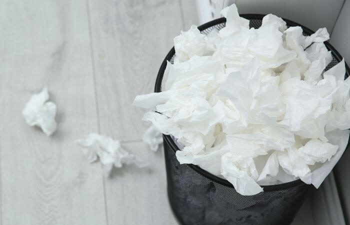 Are tissues compostable?