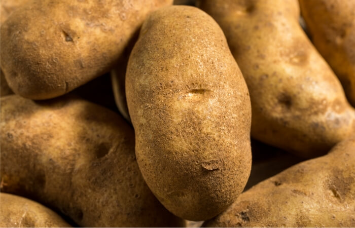 brown burbank idaho russet potatoes
