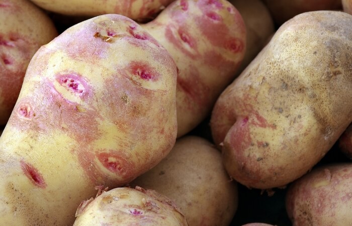 pink eye cara potatoes